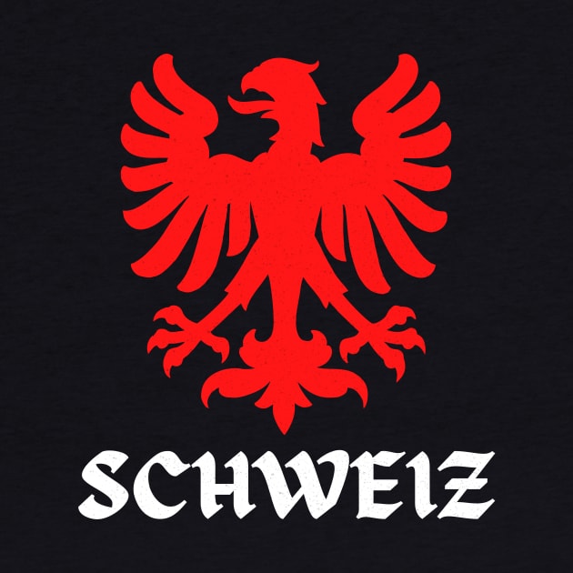 Switzerland Eagle Swiss Flag Pride by Foxxy Merch